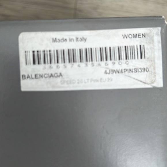 Balenciaga Speed 2.0. Sneakers in Pink Size 39 - Picture 6 of 6